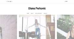 Desktop Screenshot of dianaperkovic.com